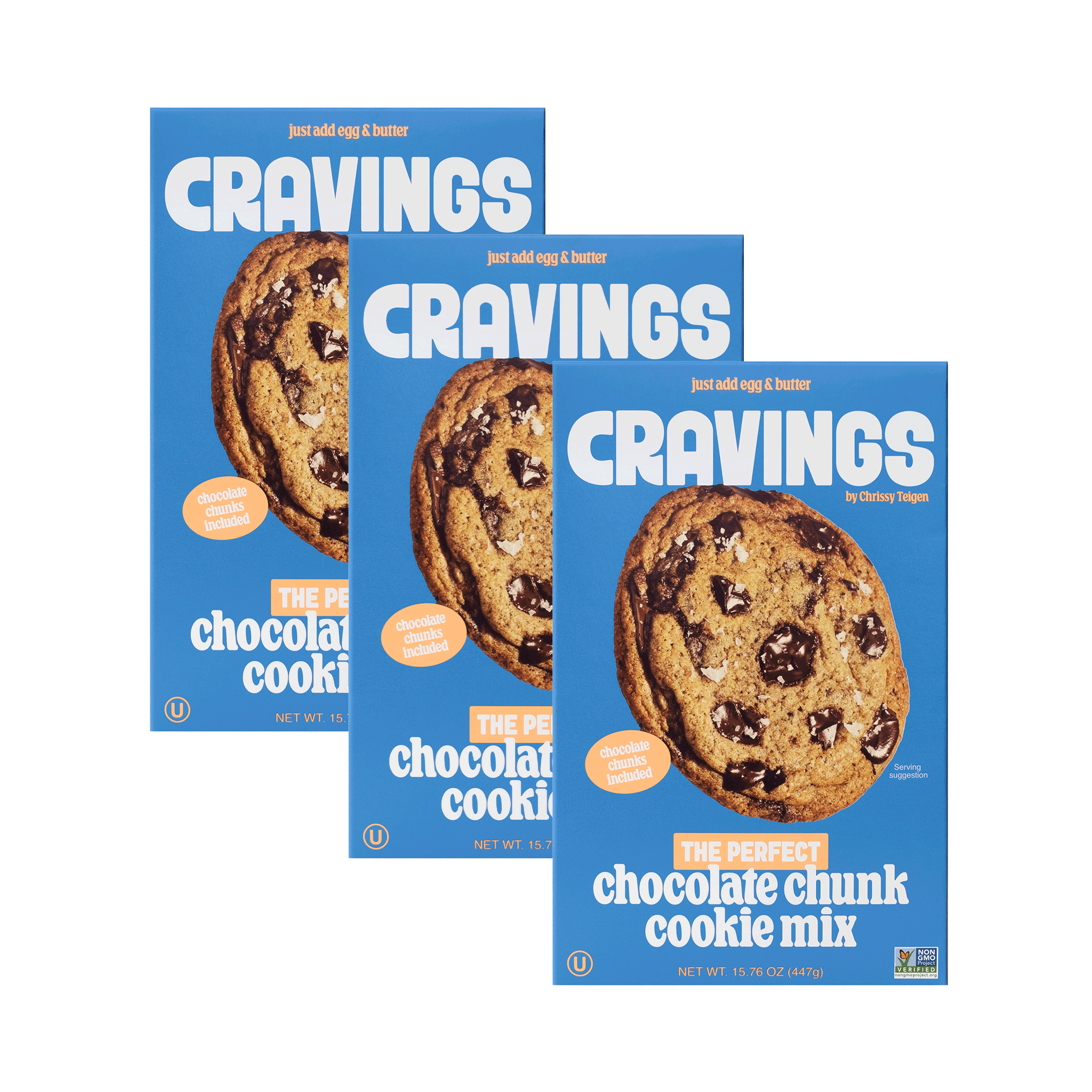 The Perfect Chocolate Chunk Cookie Mix- 3 Pack
